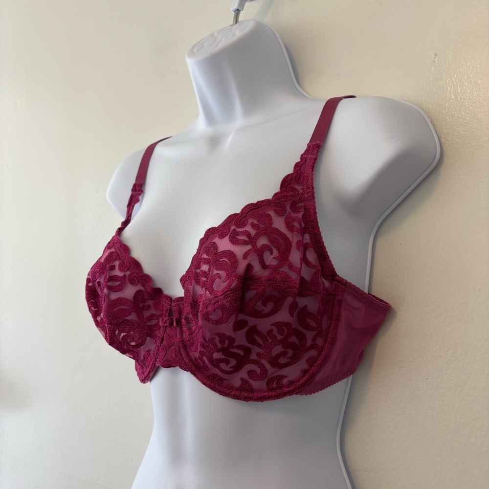 Wacoal Arabesque underwire bra 85199 pink size 38C - Picture 2 of 11